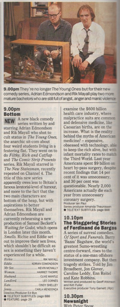 radio times, bottom 6