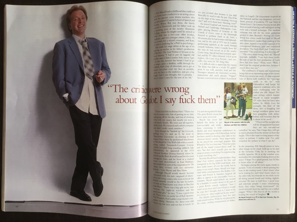 Rik Mayall Presents… & Bottom Live 1993 – Rik Mayall Scrapbook
