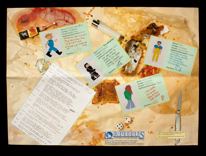 Inside poster image for the young one computer game.